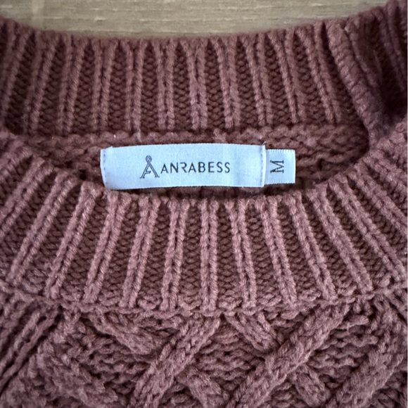 Cable Knit Sweater - Brown - Picture 3 of 3
